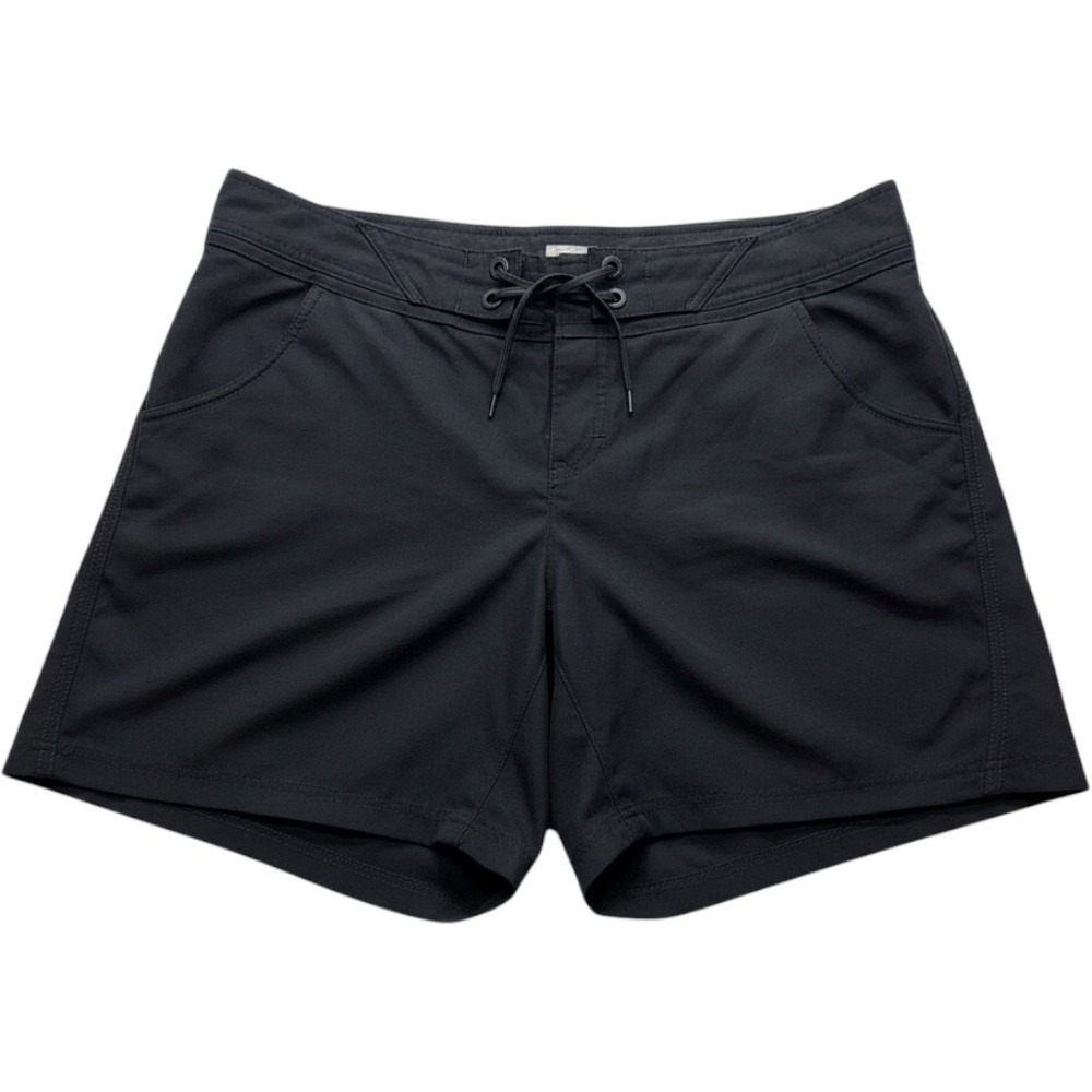 Columbia PFG Omni-Shade Lace-Up Performance Fishing Shorts Women 16 Black